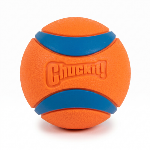 Chuckit! Ultra Ball Medium, single ball on white